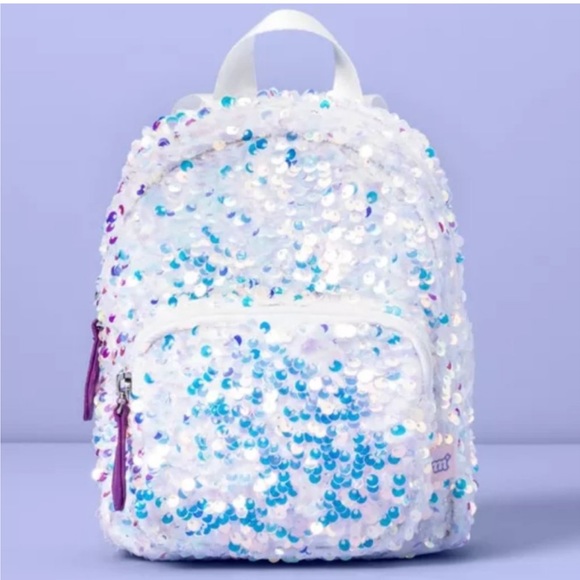 NWT More than magic sequin mini backpack - Picture 2 of 8